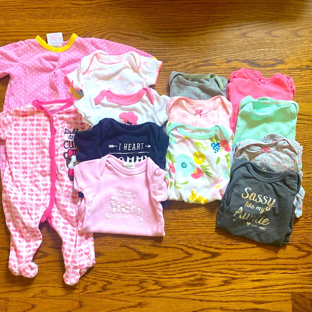 0-3 month 13 piece BUNDLE